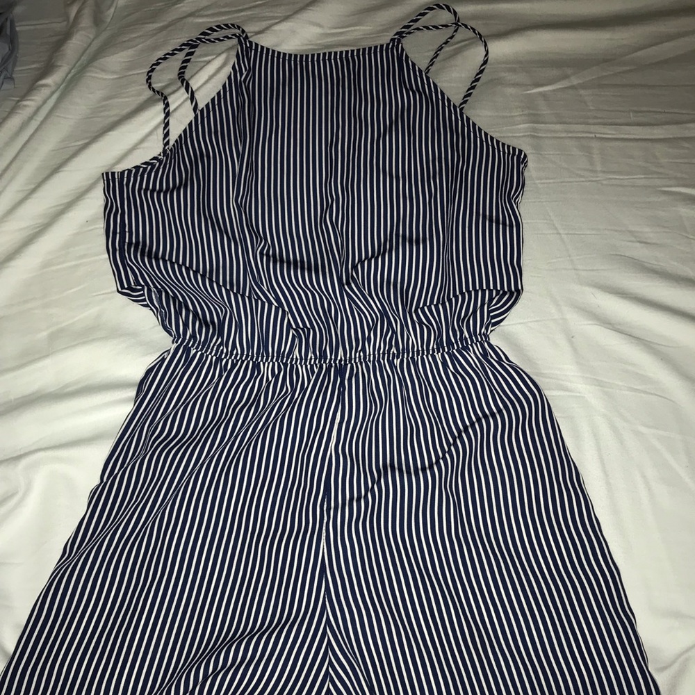 pink lily romper